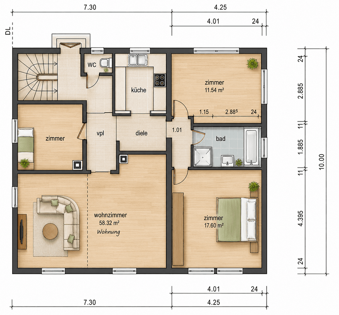 Predaj domu 180 m², pozemok 570 m², Gehenbühlstr 4, Gerlingen, Bádensko-Wurttembersko Predaj domu 180 m², pozemok 570 m², Gehenbühlstr 4, Gerlingen, Bádensko-Wurttembersko