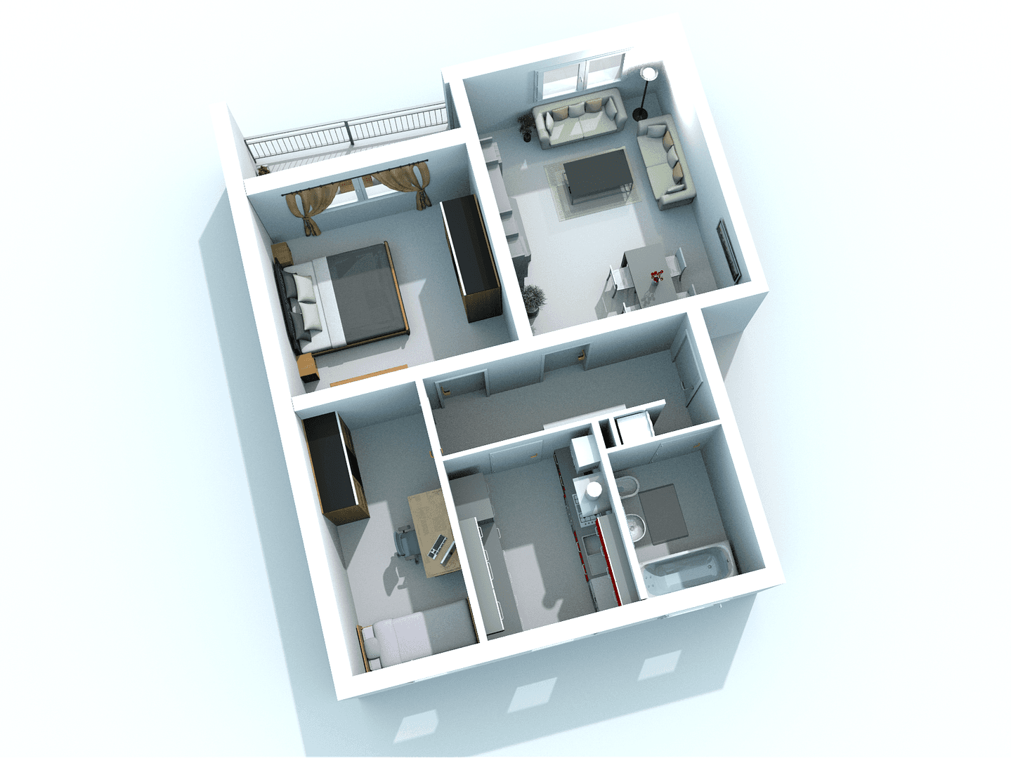 Predaj bytu 3-izbový 64 m², Bittlmairstraße 1, Ingolstadt, Bavorsko Predaj bytu 3-izbový 64 m², Bittlmairstraße 1, Ingolstadt, Bavorsko