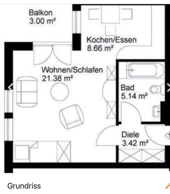 Prenájom bytu 1-izbový 42 m², Am Pumphaus 5, Walldürn, Bádensko-Wurttembersko Prenájom bytu 1-izbový 42 m², Am Pumphaus 5, Walldürn, Bádensko-Wurttembersko