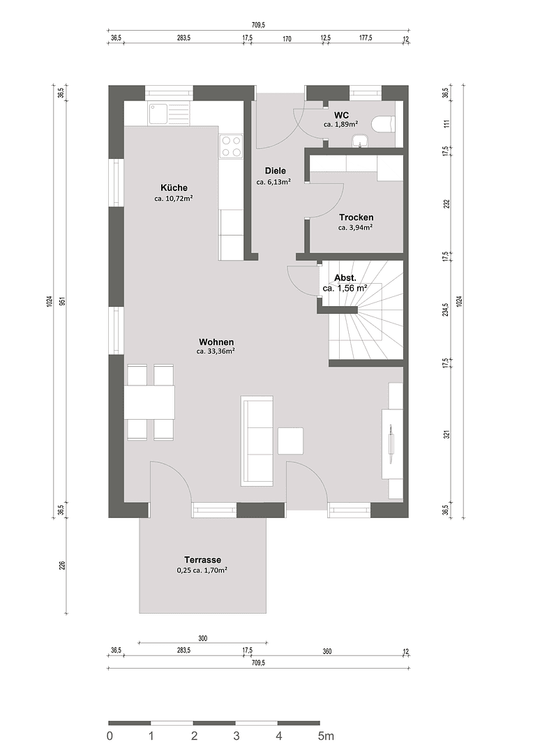 Predaj domu 137 m², pozemok 348 m², Kirchdorfer Straße, Dettingen an der Iller, Bádensko-Wurttembersko Predaj domu 137 m², pozemok 348 m², Kirchdorfer Straße, Dettingen an der Iller, Bádensko-Wurttembersko