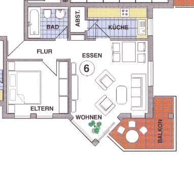 Prenájom bytu 2-izbový 53 m², Feldstr. 1c, Gerstungen, Durínsko Prenájom bytu 2-izbový 53 m², Feldstr. 1c, Gerstungen, Durínsko