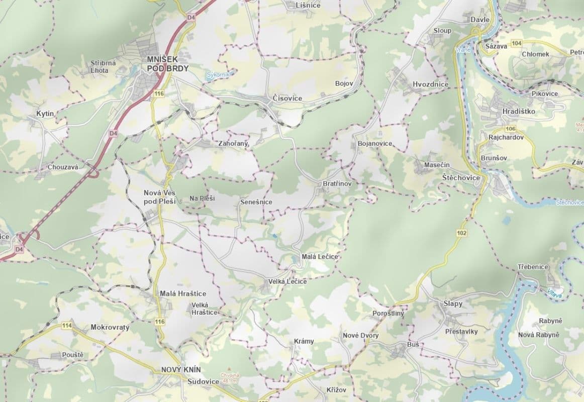 Predaj pozemku 6.911 m², Bojanovice, Středočeský kraj Predaj pozemku 6.911 m², Bojanovice, Středočeský kraj