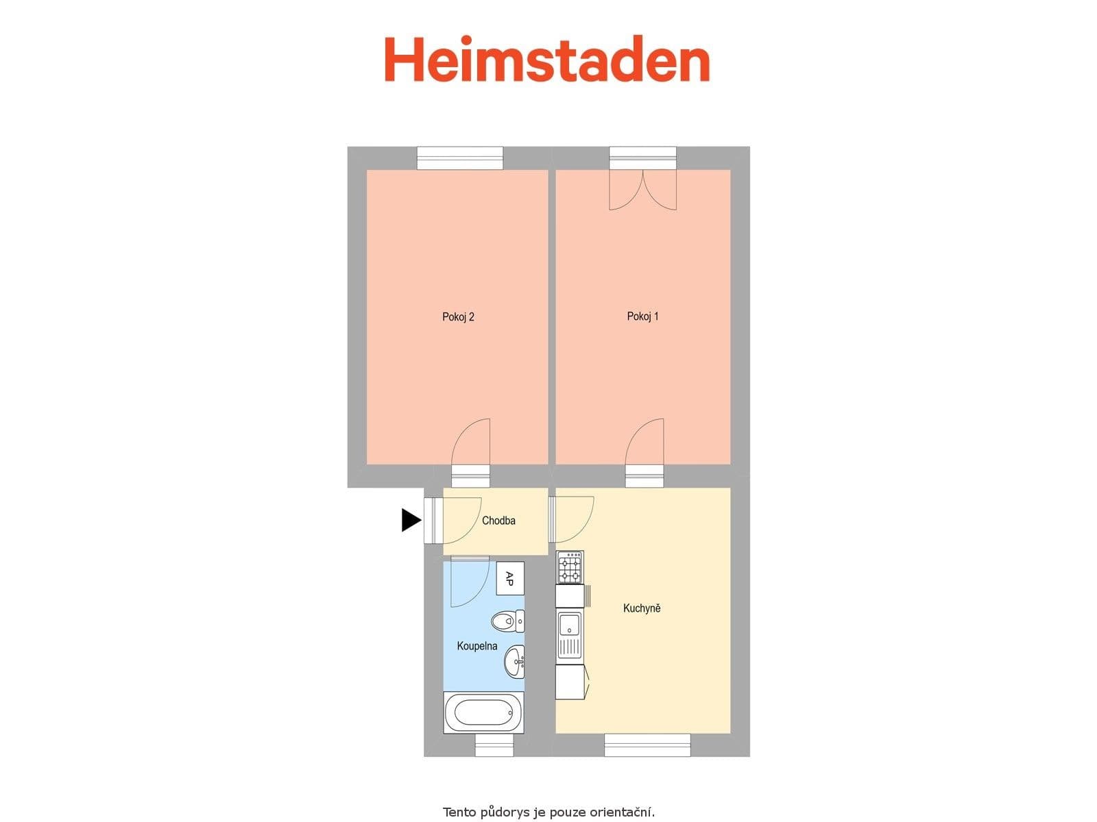 Prenájom bytu 2-izbový 48 m², Jarošova, Havířov, Moravskoslezský kraj Prenájom bytu 2-izbový 48 m², Jarošova, Havířov, Moravskoslezský kraj