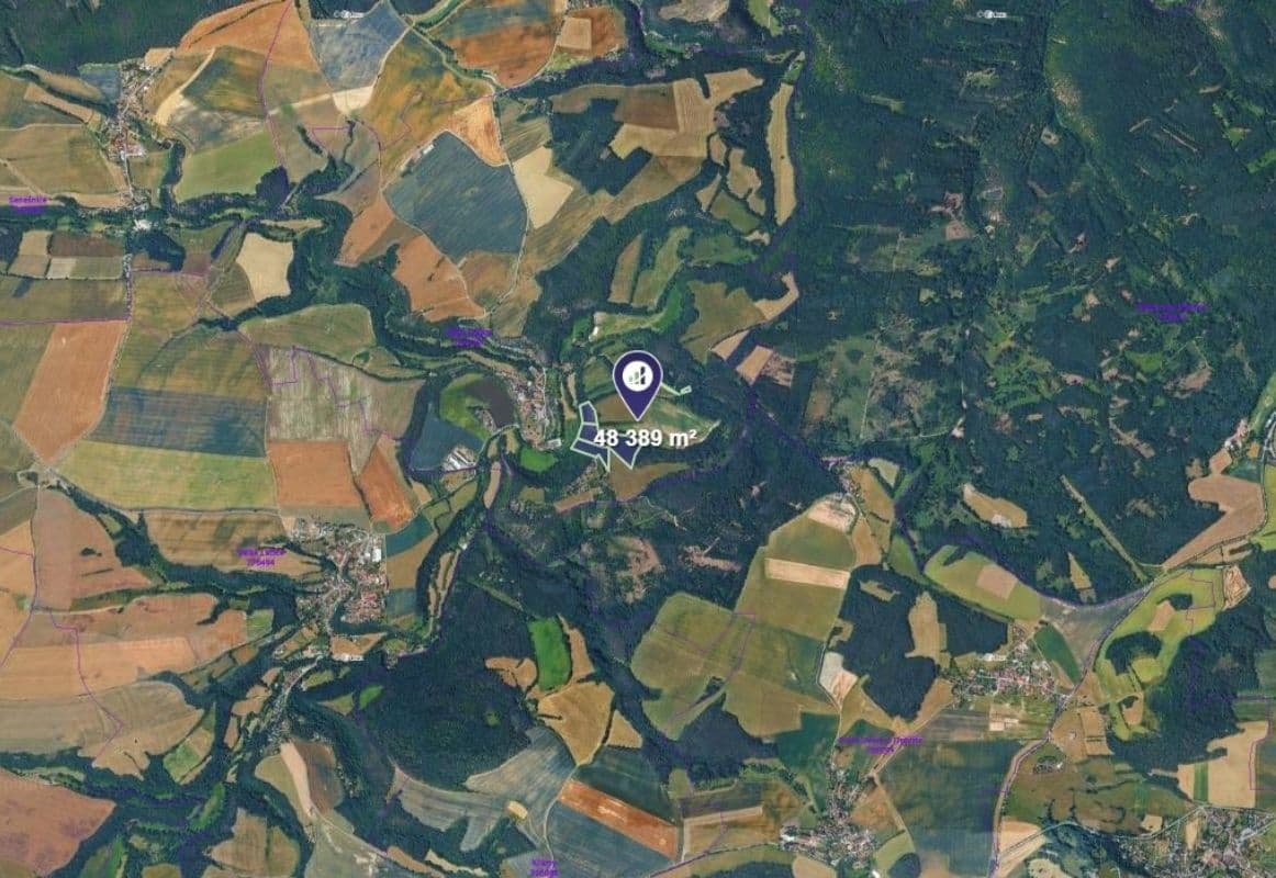 Predaj pozemku 48.389 m², Bojanovice, Středočeský kraj Predaj pozemku 48.389 m², Bojanovice, Středočeský kraj