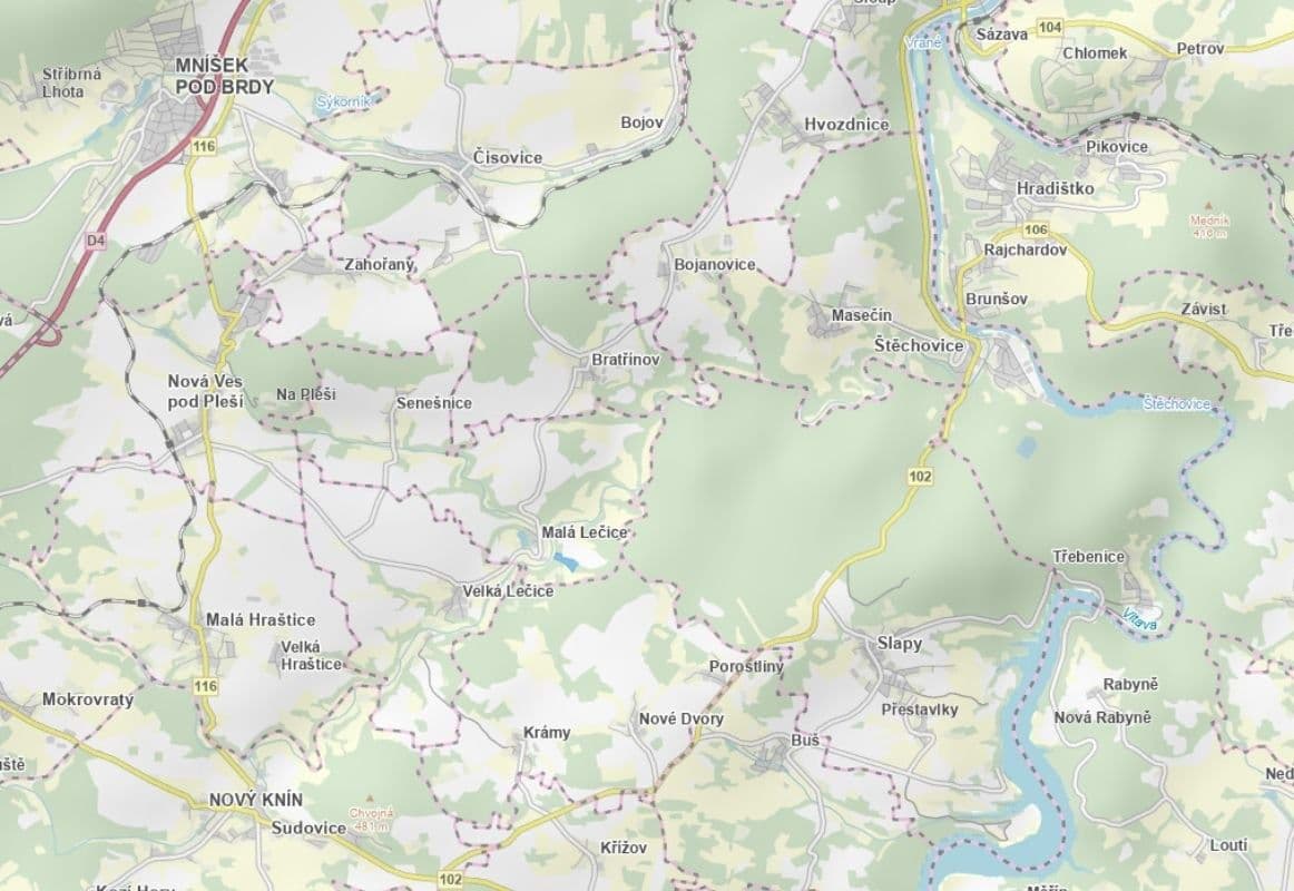 Predaj pozemku 48.389 m², Bojanovice, Středočeský kraj Predaj pozemku 48.389 m², Bojanovice, Středočeský kraj