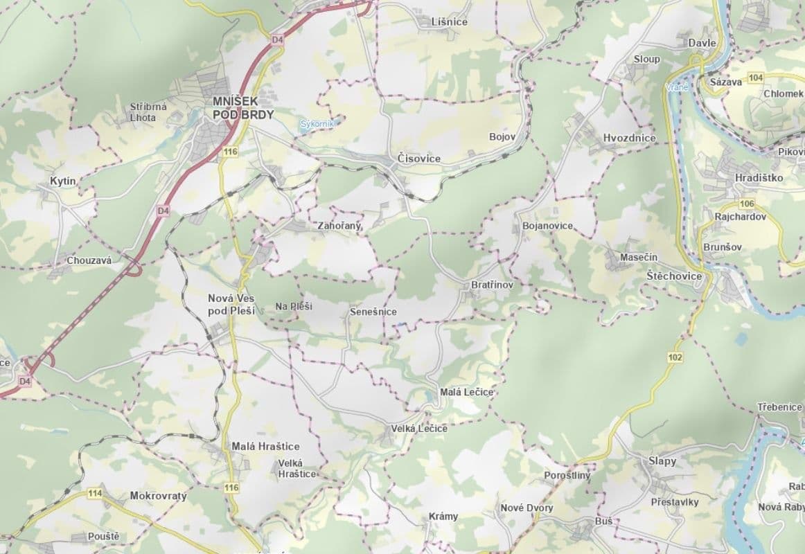 Predaj pozemku 6.211 m², Bratřínov, Středočeský kraj Predaj pozemku 6.211 m², Bratřínov, Středočeský kraj