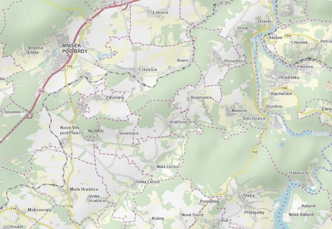 Predaj pozemku 8.237 m², Bratřínov, Středočeský kraj Predaj pozemku 8.237 m², Bratřínov, Středočeský kraj