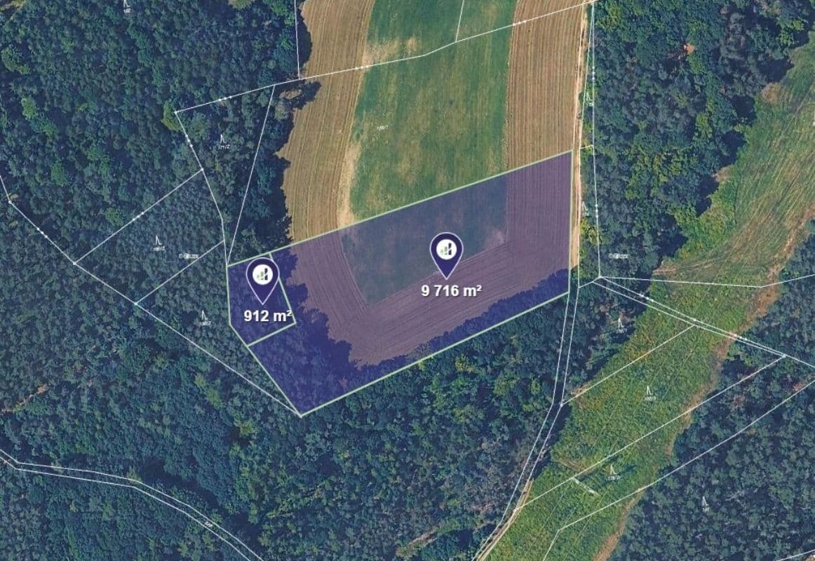 Predaj pozemku 10.628 m², Bratřínov, Středočeský kraj Predaj pozemku 10.628 m², Bratřínov, Středočeský kraj