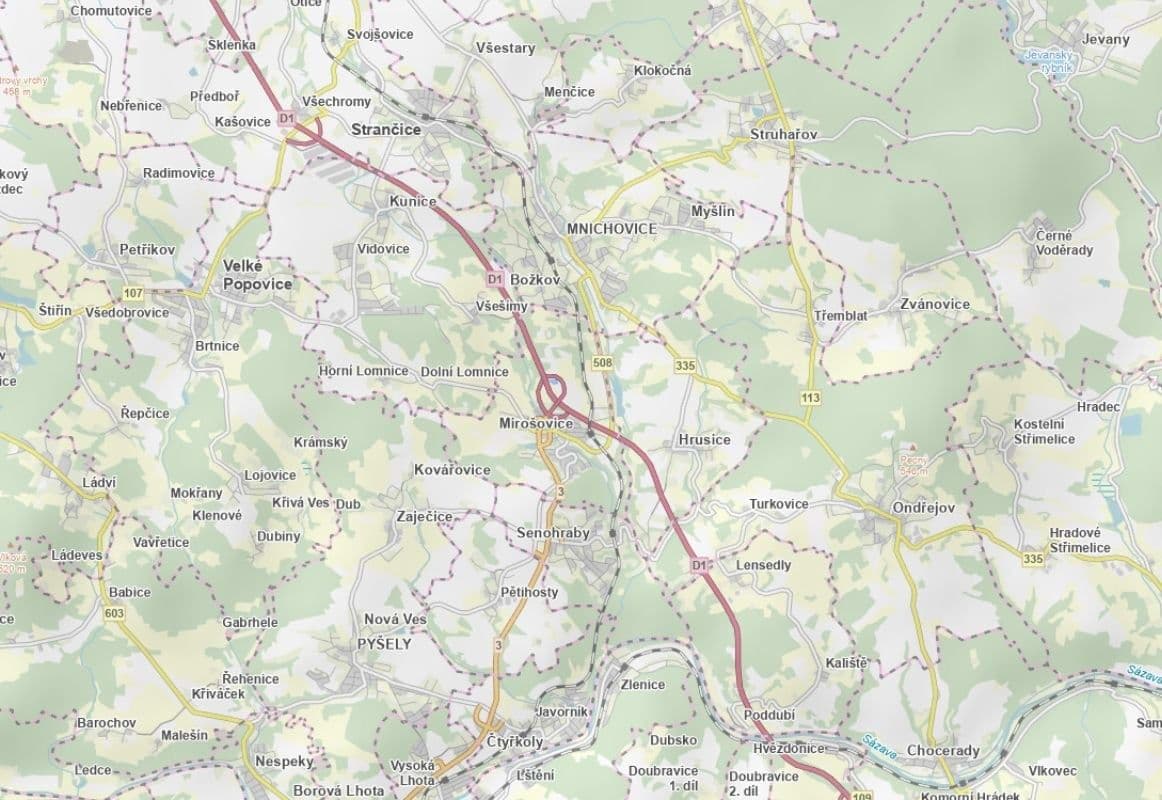 Predaj pozemku 6.099 m², Mirošovice, Středočeský kraj Predaj pozemku 6.099 m², Mirošovice, Středočeský kraj