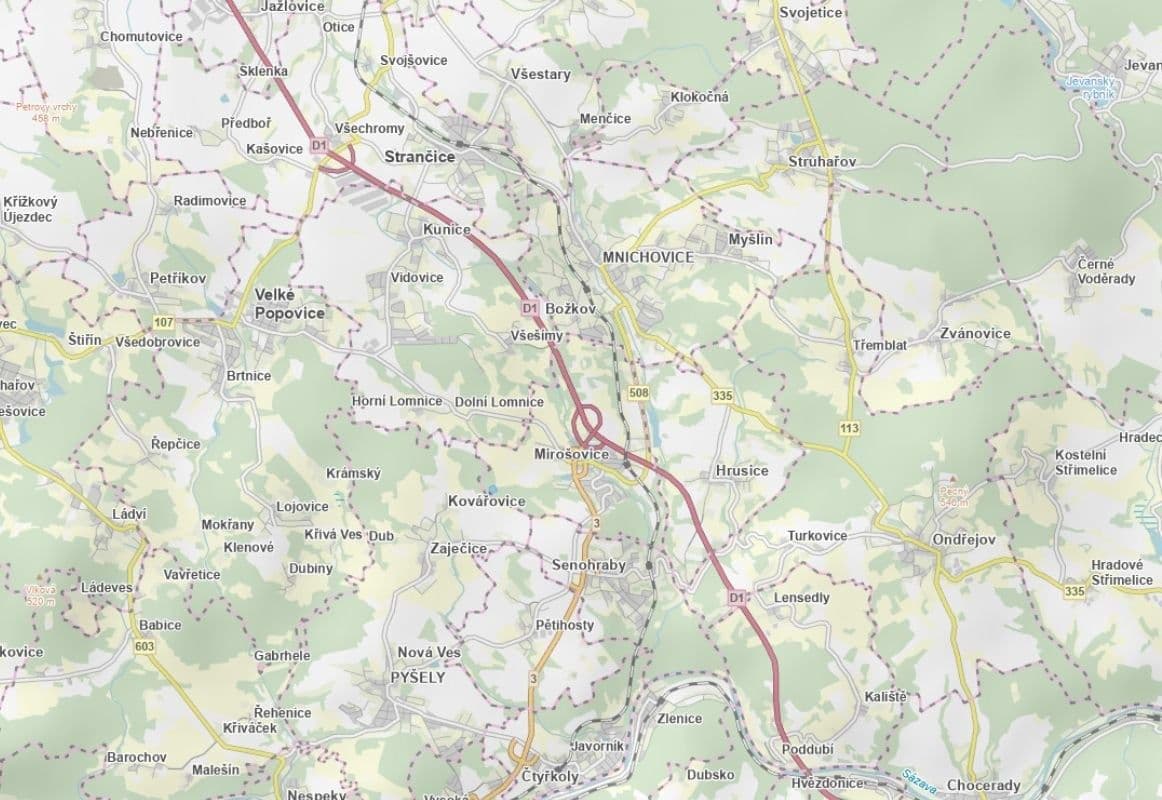 Predaj pozemku 11.933 m², Mirošovice, Středočeský kraj Predaj pozemku 11.933 m², Mirošovice, Středočeský kraj