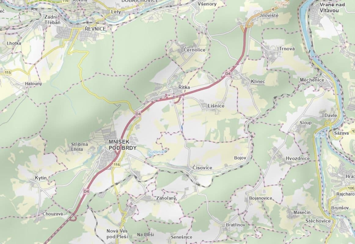 Predaj pozemku 7.911 m², Mníšek pod Brdy, Středočeský kraj Predaj pozemku 7.911 m², Mníšek pod Brdy, Středočeský kraj