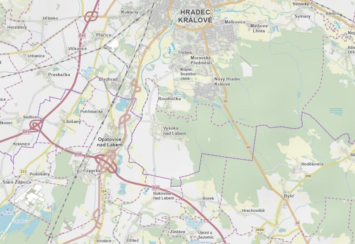 Predaj pozemku 3.223 m², Vysoká nad Labem, Královéhradecký kraj Predaj pozemku 3.223 m², Vysoká nad Labem, Královéhradecký kraj