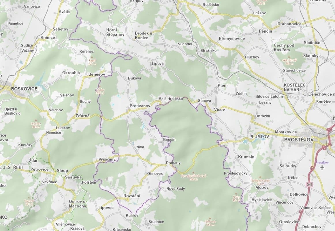Predaj pozemku 1.136 m², Protivanov, Olomoucký kraj Predaj pozemku 1.136 m², Protivanov, Olomoucký kraj