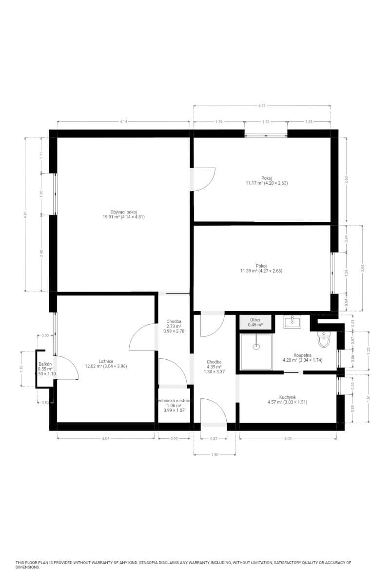 Predaj bytu 4-izbový 72 m², Husitská, Hranice, Olomoucký kraj Predaj bytu 4-izbový 72 m², Husitská, Hranice, Olomoucký kraj