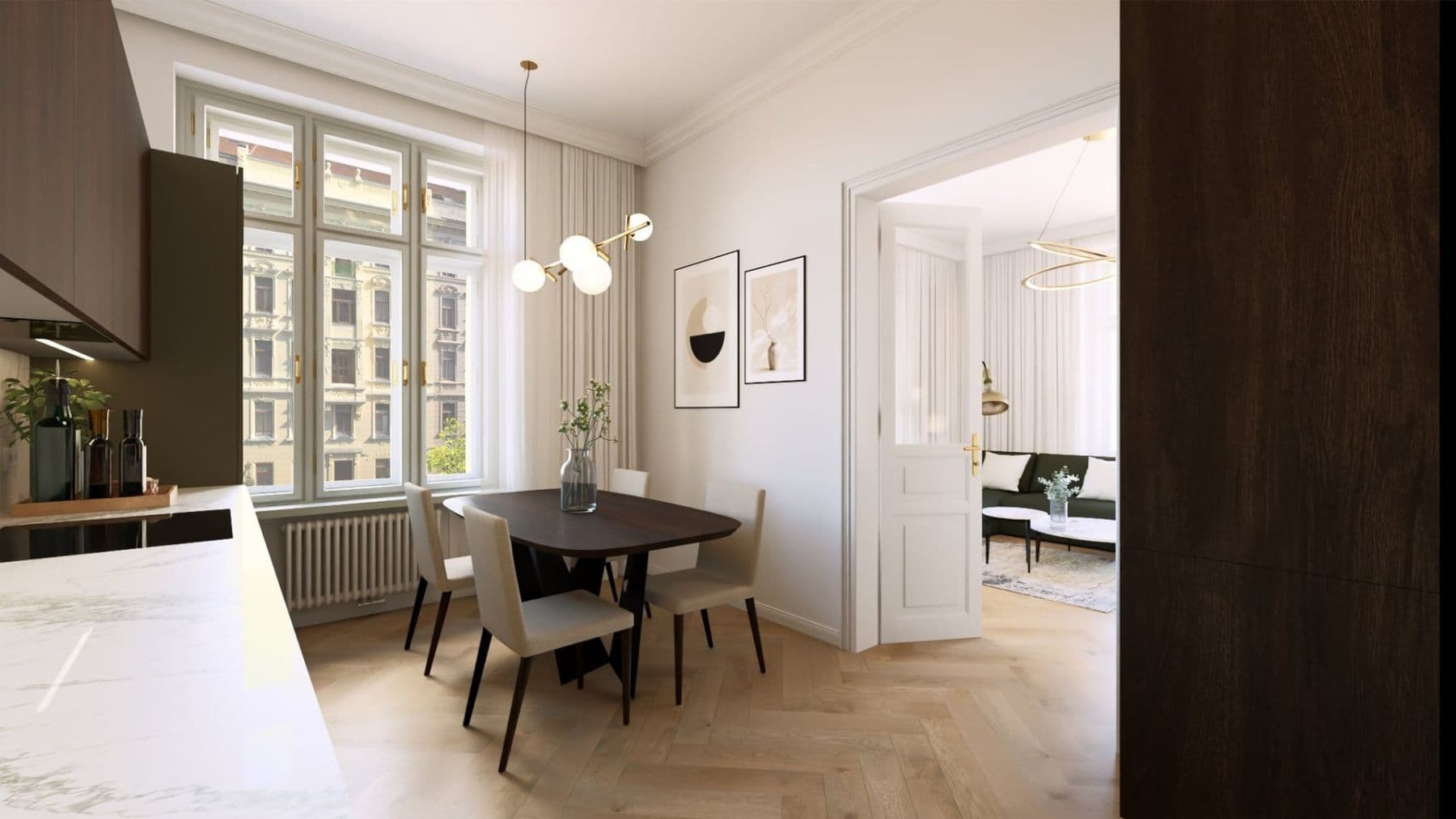 Predaj bytu 3-izbový 117 m², Polská, Praha, Praha Predaj bytu 3-izbový 117 m², Polská, Praha, Praha
