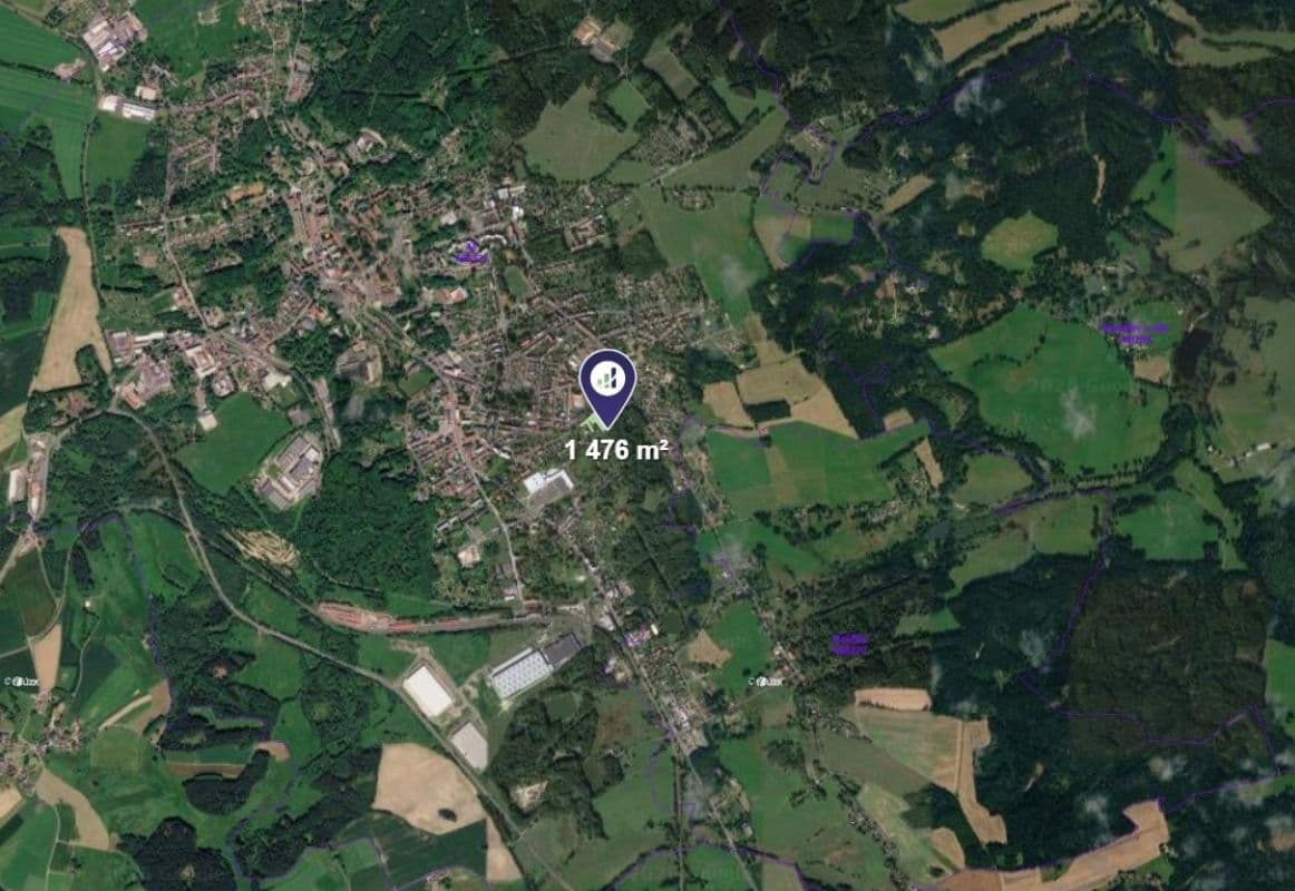 Predaj pozemku 1.280 m², Aš, Karlovarský kraj Predaj pozemku 1.280 m², Aš, Karlovarský kraj