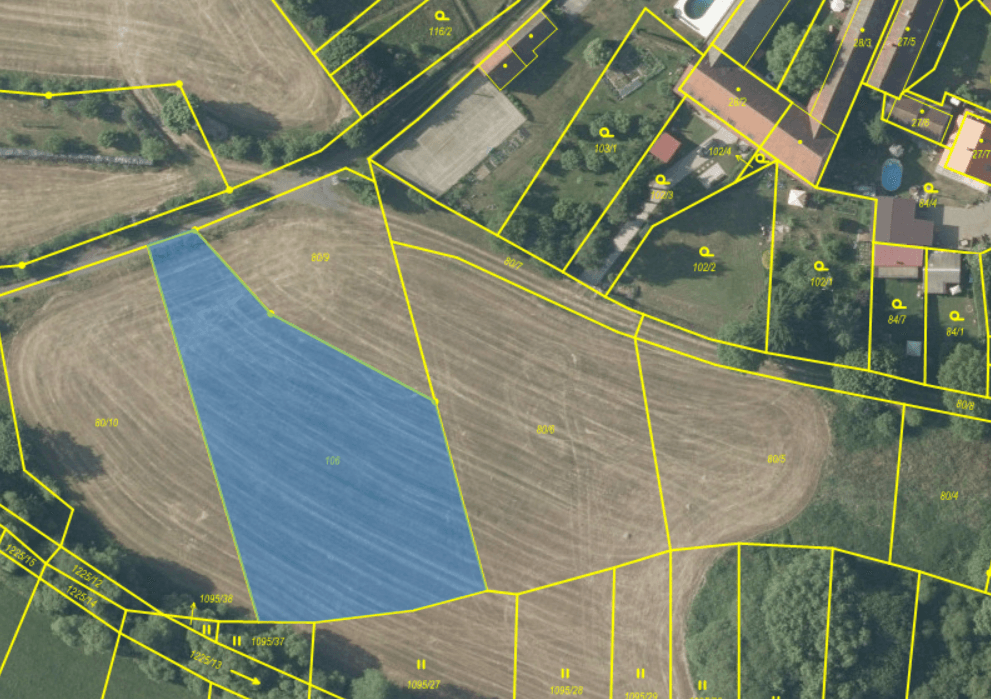 Predaj pozemku 2.929 m², Ostředek, Středočeský kraj Predaj pozemku 2.929 m², Ostředek, Středočeský kraj