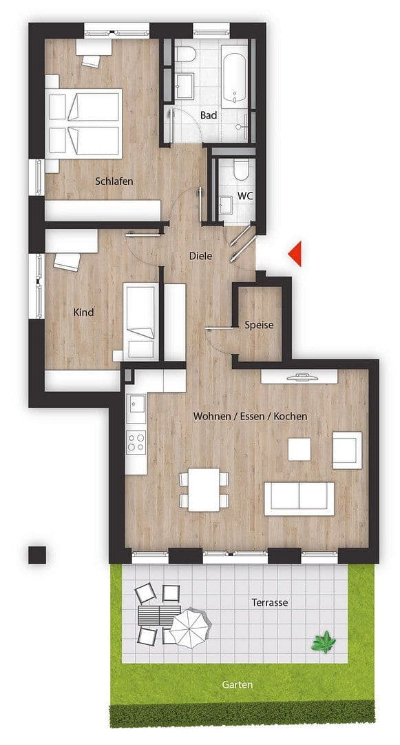 Predaj bytu 3-izbový 87 m², Gleiwitzer Str. 1a, Erlangen, Bavorsko Predaj bytu 3-izbový 87 m², Gleiwitzer Str. 1a, Erlangen, Bavorsko