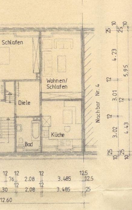 Prenájom bytu 1-izbový 41 m², Lütkestr. 6, Bottrop, Severné Porýnie - Westfálsko Prenájom bytu 1-izbový 41 m², Lütkestr. 6, Bottrop, Severné Porýnie - Westfálsko