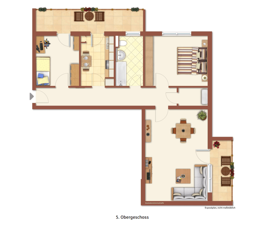 Prenájom bytu 3-izbový 87 m², Marktstraße 309, Krefeld, Severné Porýnie - Westfálsko Prenájom bytu 3-izbový 87 m², Marktstraße 309, Krefeld, Severné Porýnie - Westfálsko