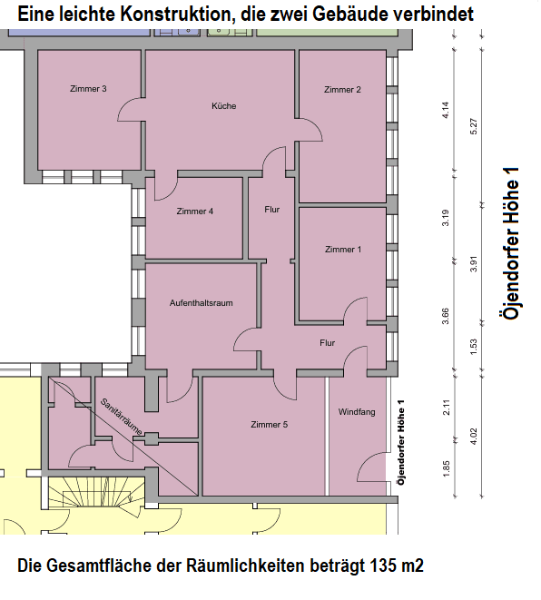 Prenájom kancelárie 145 m², Öjendorfer Höhe 1, Hamburg, Hamburg Prenájom kancelárie 145 m², Öjendorfer Höhe 1, Hamburg, Hamburg