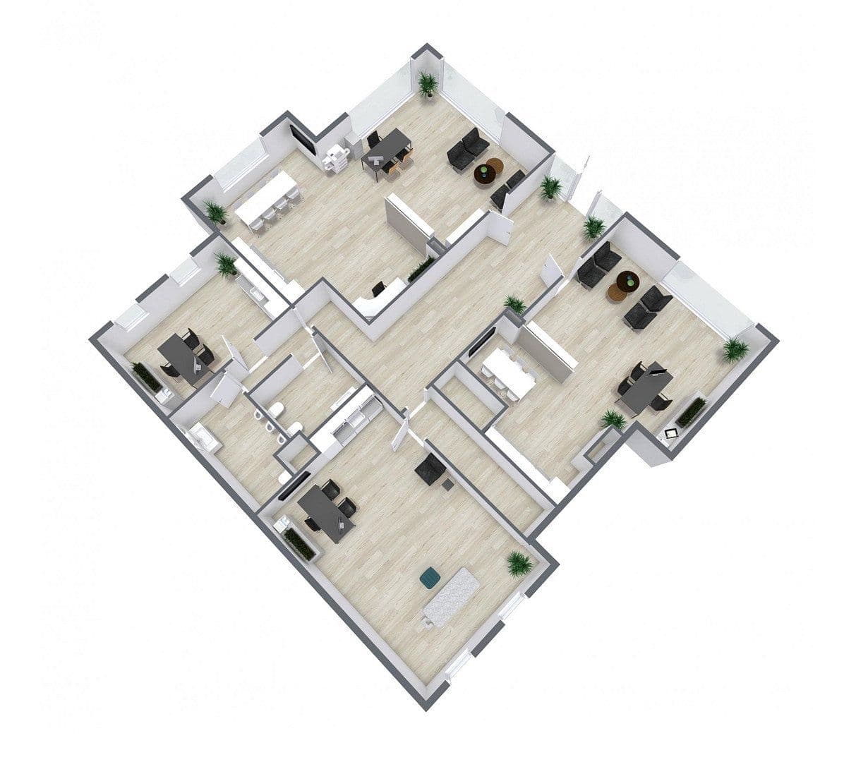 Prenájom kancelárie 250 m², Klosterlechfeld, Bavorsko Prenájom kancelárie 250 m², Klosterlechfeld, Bavorsko