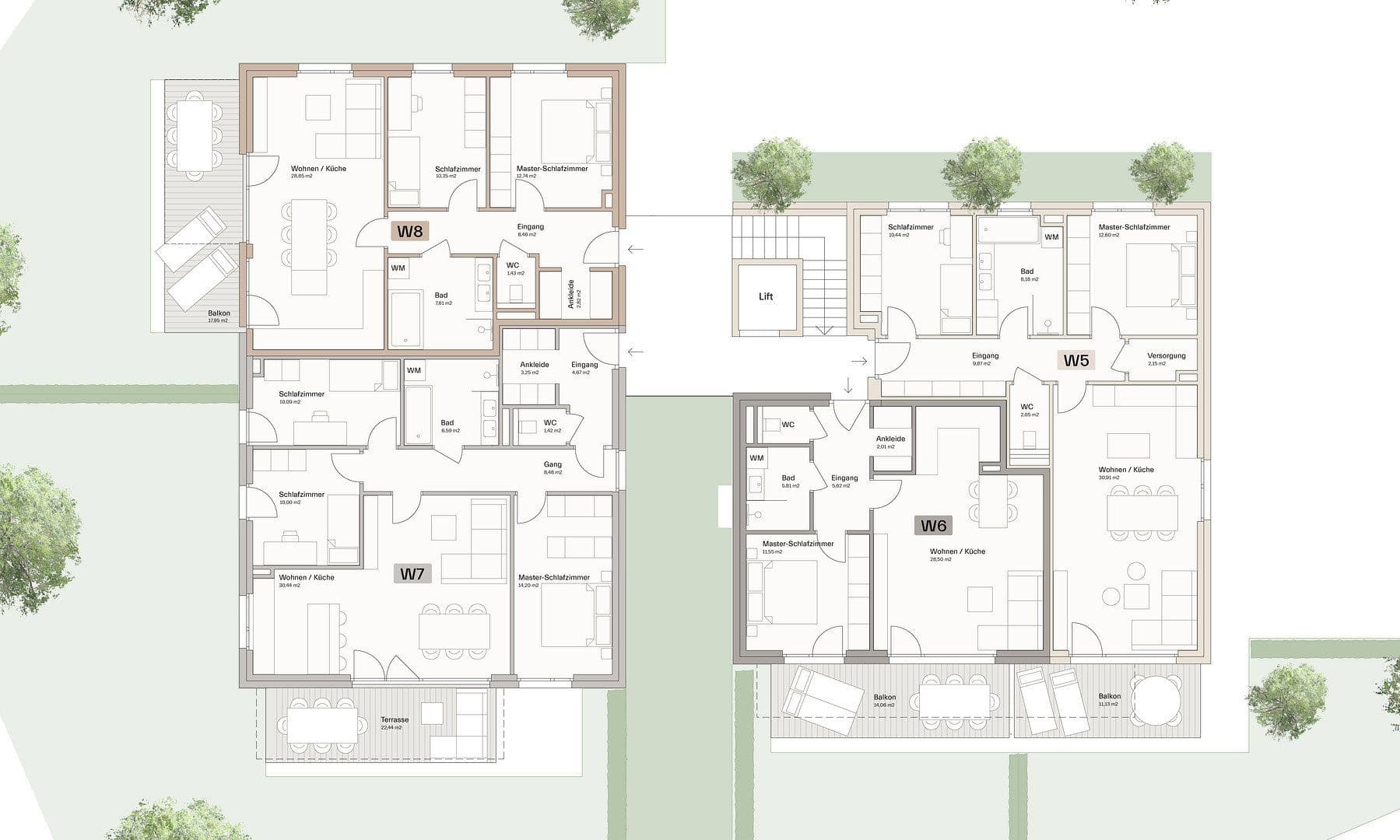 Predaj bytu 2-izbový 54 m², Obertrum, Salzbursko Predaj bytu 2-izbový 54 m², Obertrum, Salzbursko