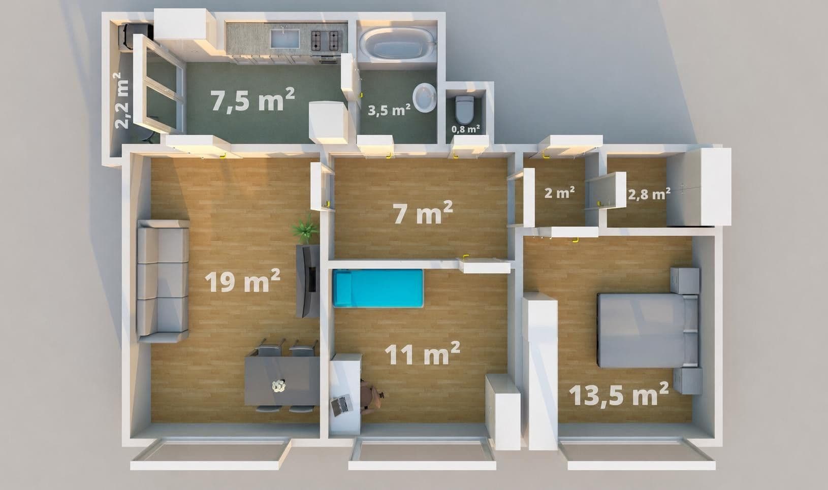 Predaj bytu 3-izbový 69 m², Nejedlého, Brno, Jihomoravský kraj Predaj bytu 3-izbový 69 m², Nejedlého, Brno, Jihomoravský kraj