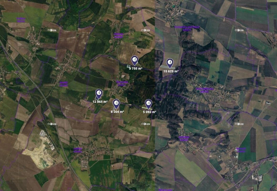 Predaj pozemku 52.546 m², Kostomlaty pod Řípem, Ústecký kraj Predaj pozemku 52.546 m², Kostomlaty pod Řípem, Ústecký kraj