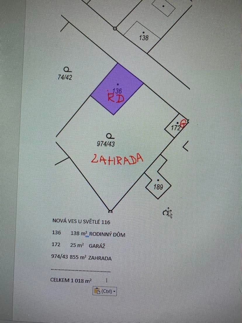Prenájom domu 210 m², pozemok 1.018 m², Nová Ves u Světlé, Kraj Vysočina Prenájom domu 210 m², pozemok 1.018 m², Nová Ves u Světlé, Kraj Vysočina