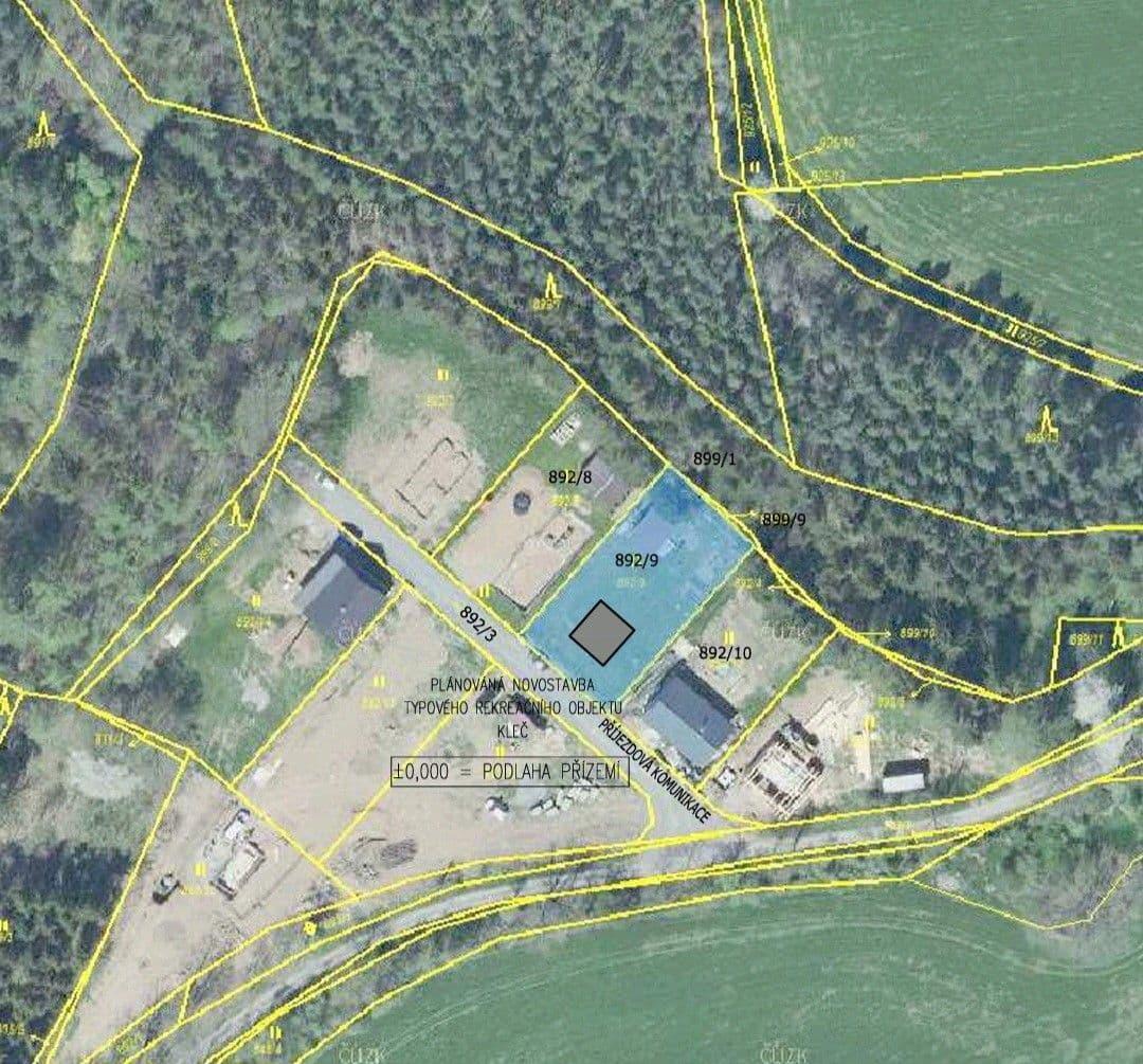 Predaj pozemku 768 m², Krásná Hora nad Vltavou, Středočeský kraj Predaj pozemku 768 m², Krásná Hora nad Vltavou, Středočeský kraj