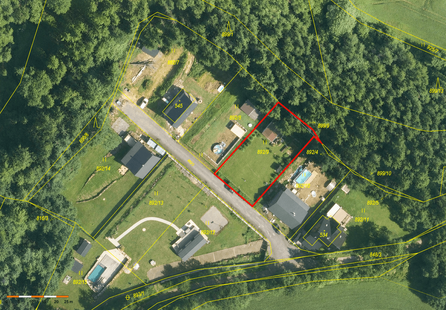 Predaj pozemku 768 m², Krásná Hora nad Vltavou, Středočeský kraj Predaj pozemku 768 m², Krásná Hora nad Vltavou, Středočeský kraj