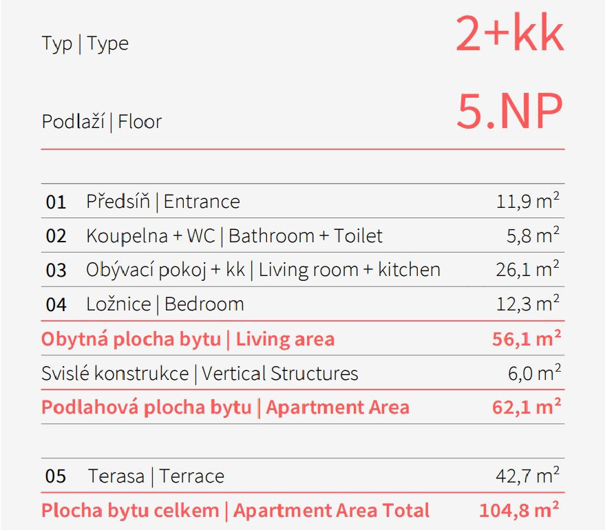 Prenájom bytu 2-izbový 56 m², Mezi Vodami, Praha, Praha Prenájom bytu 2-izbový 56 m², Mezi Vodami, Praha, Praha