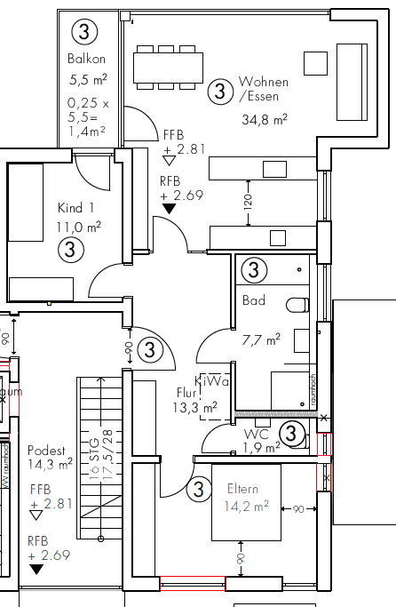 Predaj bytu 3-izbový 84 m², Dachau, Bavorsko Predaj bytu 3-izbový 84 m², Dachau, Bavorsko