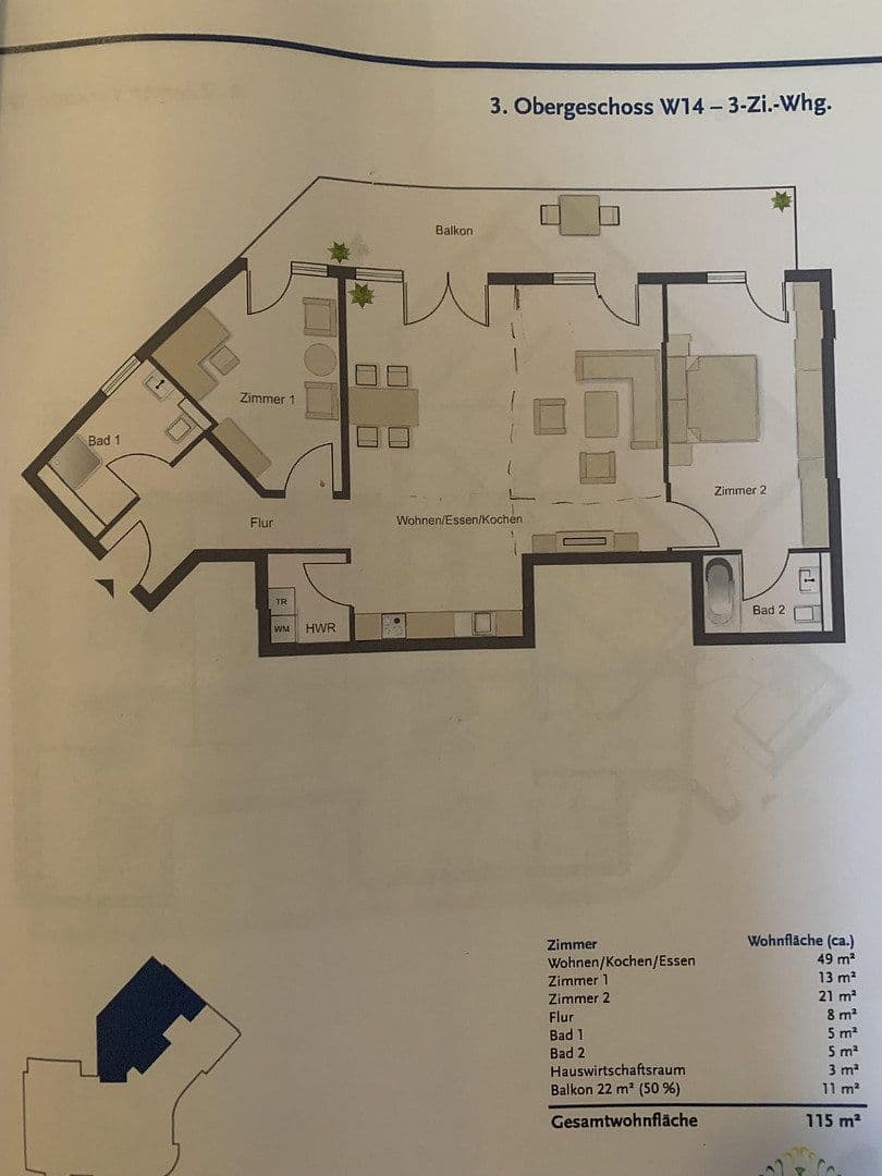 Prenájom bytu 3-izbový 115 m², Aschaffenburg, Bavorsko Prenájom bytu 3-izbový 115 m², Aschaffenburg, Bavorsko