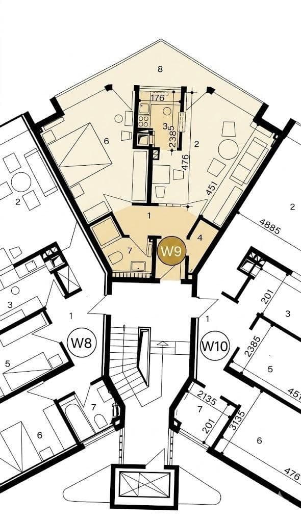 Prenájom bytu 2-izbový 49 m², Konrad-Adenauer-Straße 8, 45699 Herten, Herten, Severné Porýnie - Westfálsko Prenájom bytu 2-izbový 49 m², Konrad-Adenauer-Straße 8, 45699 Herten, Herten, Severné Porýnie - Westfálsko
