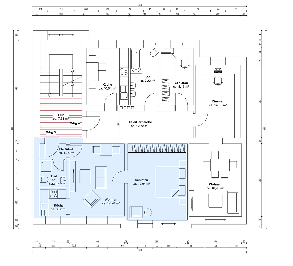 Predaj bytu 2-izbový 45 m², Lessingstraße 4, Schkeuditz, Sasko Predaj bytu 2-izbový 45 m², Lessingstraße 4, Schkeuditz, Sasko