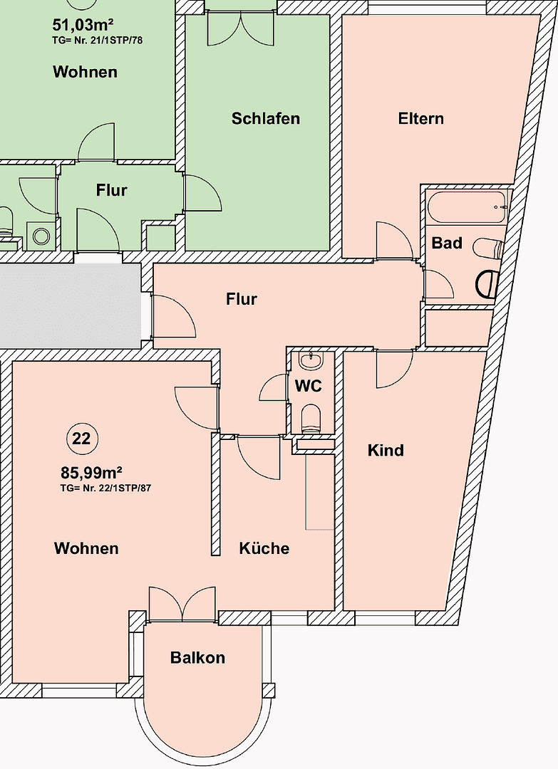 Prenájom bytu 3-izbový 90 m², Hallesche Allee 13, Karlsruhe, Bádensko-Wurttembersko Prenájom bytu 3-izbový 90 m², Hallesche Allee 13, Karlsruhe, Bádensko-Wurttembersko