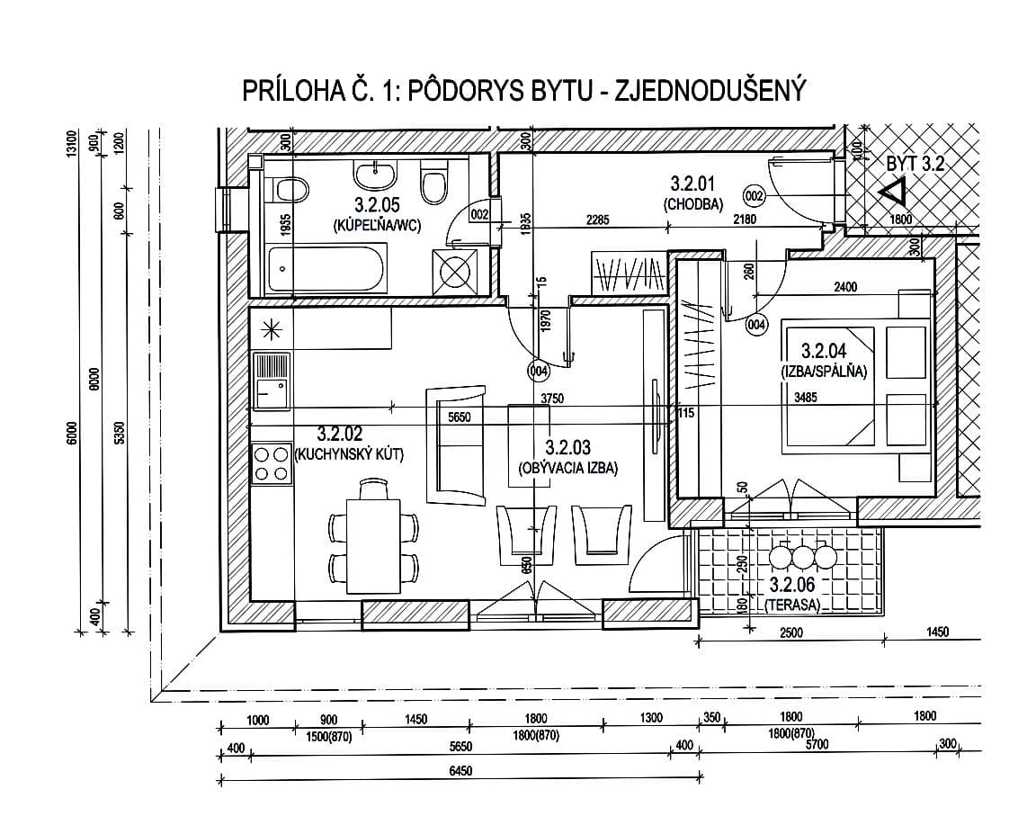 Predaj bytu 2-izbový 50 m², Kyselica, Trnavský kraj Predaj bytu 2-izbový 50 m², Kyselica, Trnavský kraj