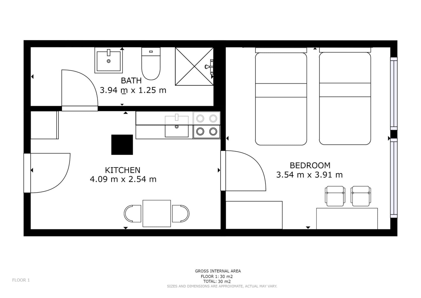 Prenájom bytu 1-izbový 29 m², Hybešova, Brno, Jihomoravský kraj Prenájom bytu 1-izbový 29 m², Hybešova, Brno, Jihomoravský kraj