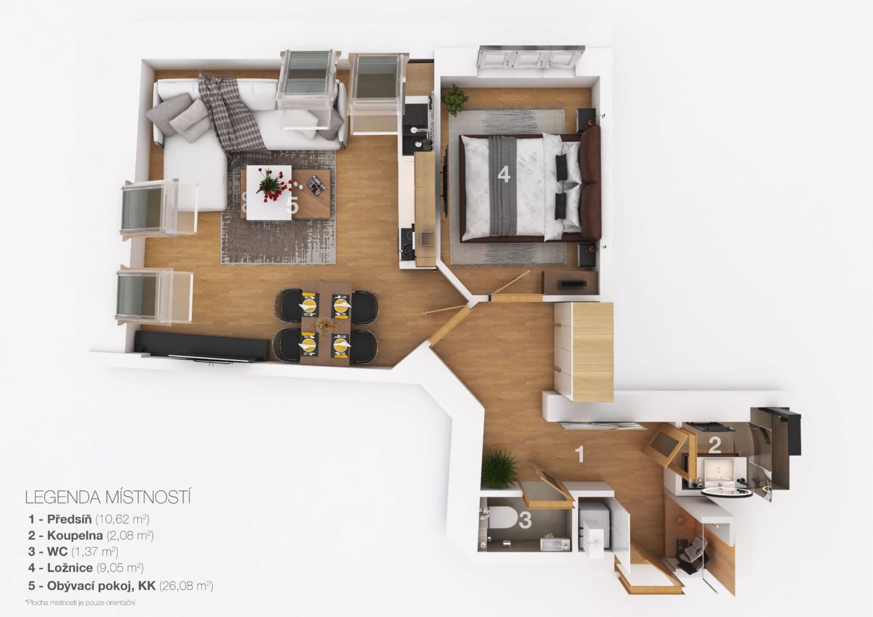 Predaj bytu 2-izbový 51 m², Žerotínova, Praha, Praha Predaj bytu 2-izbový 51 m², Žerotínova, Praha, Praha