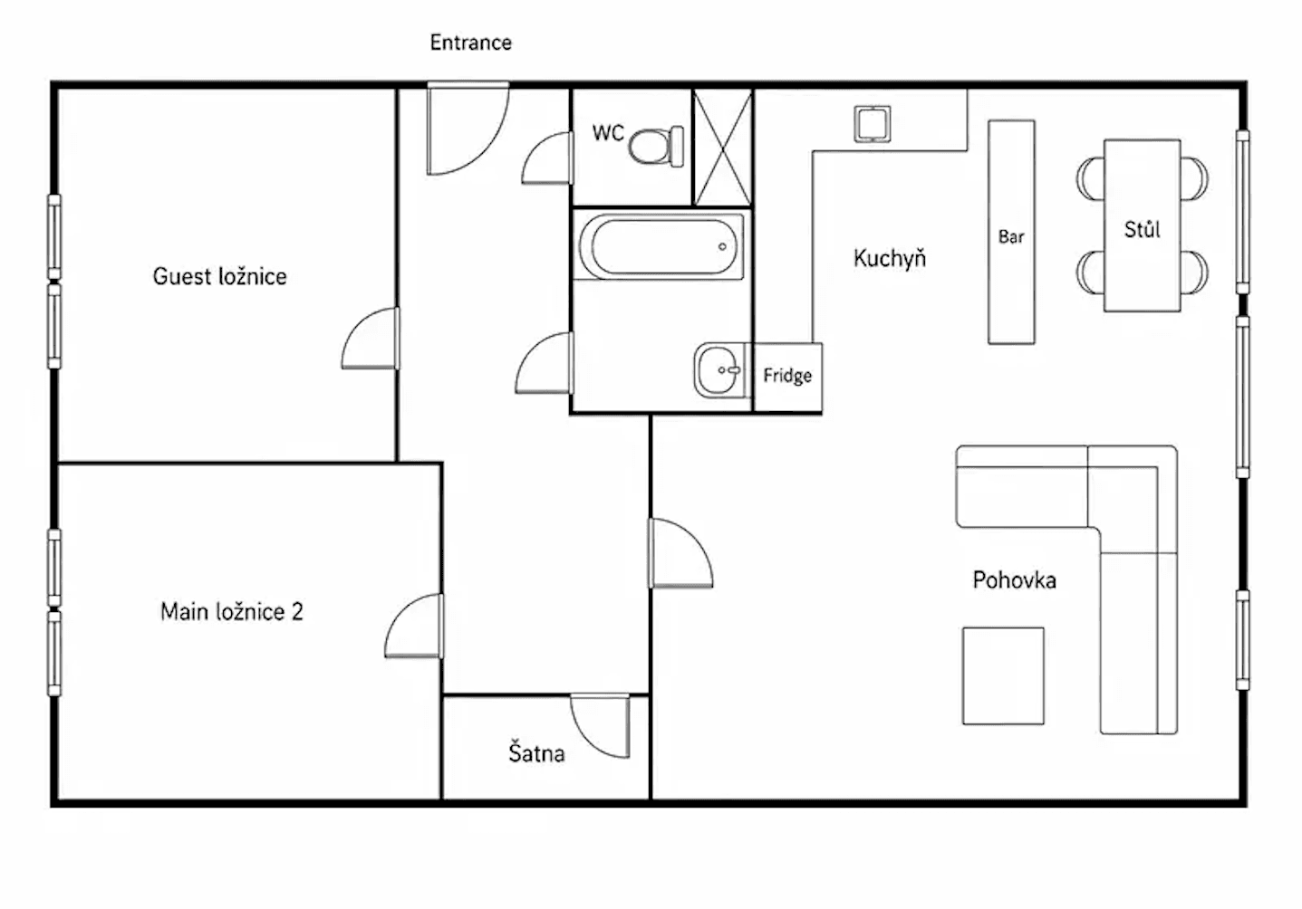 Prenájom bytu 3-izbový 69 m², Nad Stadionem, Králův Dvůr, Středočeský kraj Prenájom bytu 3-izbový 69 m², Nad Stadionem, Králův Dvůr, Středočeský kraj