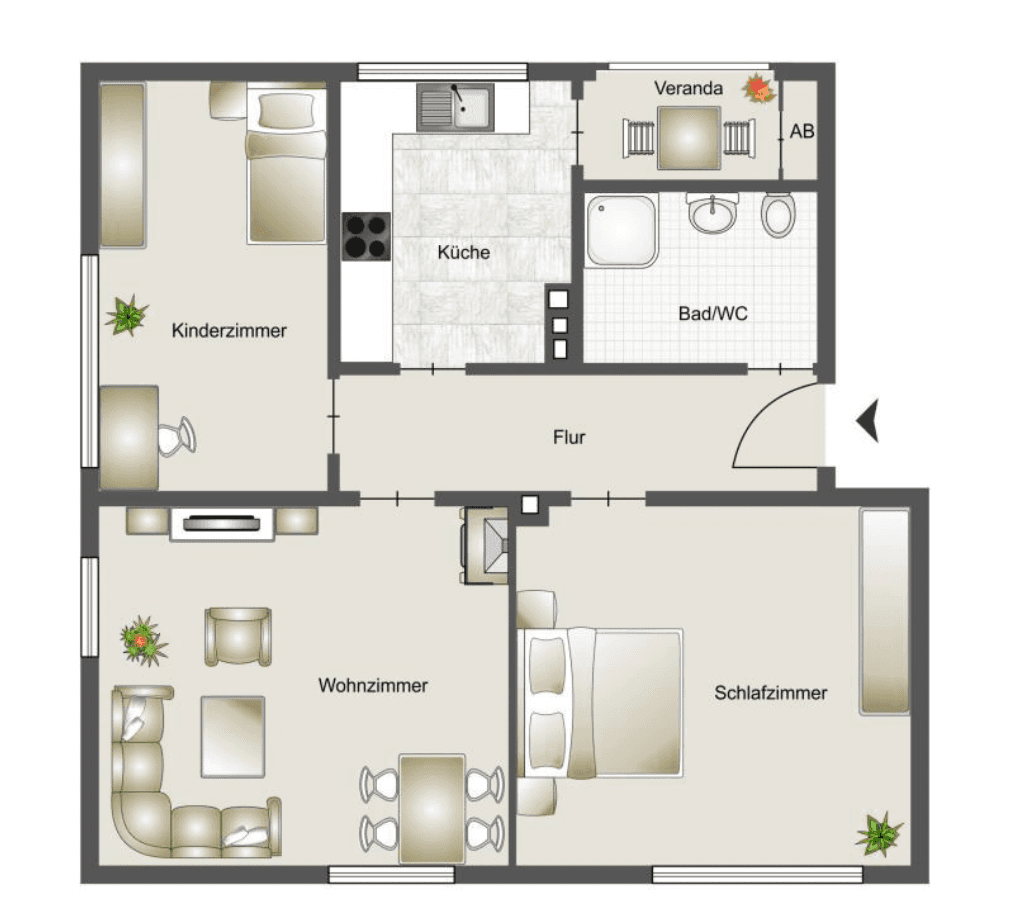 Prenájom bytu 3-izbový 74 m², Quellenstraße 23, Reutlingen, Bádensko-Wurttembersko Prenájom bytu 3-izbový 74 m², Quellenstraße 23, Reutlingen, Bádensko-Wurttembersko