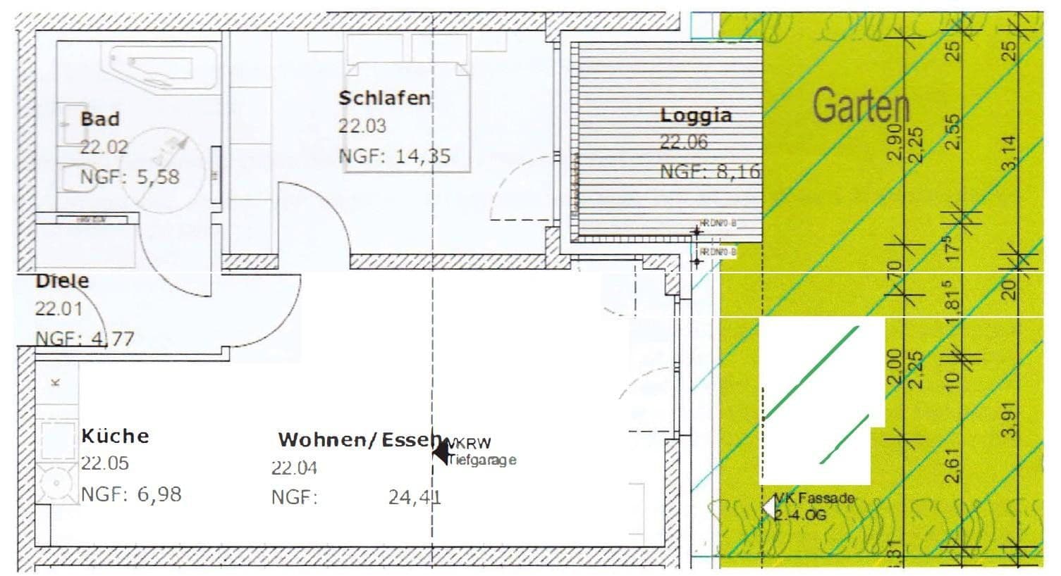 Prenájom bytu 2-izbový 60 m², Schönbrunner Str. 19 A, Landshut, Bavorsko Prenájom bytu 2-izbový 60 m², Schönbrunner Str. 19 A, Landshut, Bavorsko