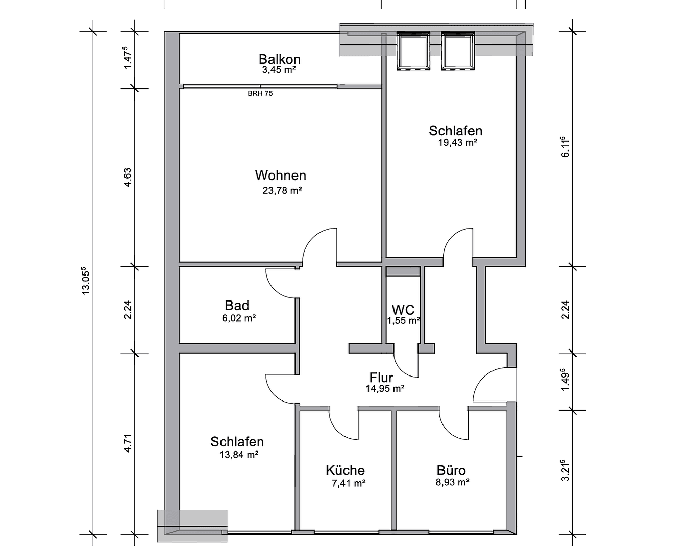 Predaj bytu 4-izbový 100 m², Scharnhorststraße 15a, Bremen, Brémy Predaj bytu 4-izbový 100 m², Scharnhorststraße 15a, Bremen, Brémy