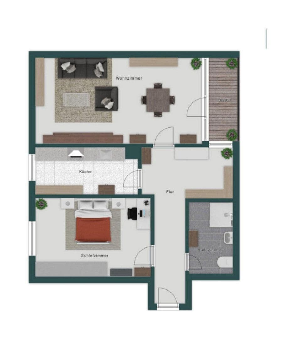 Prenájom bytu 2-izbový 69 m², Feldbergstraße 14, Heusenstamm, Hesensko Prenájom bytu 2-izbový 69 m², Feldbergstraße 14, Heusenstamm, Hesensko