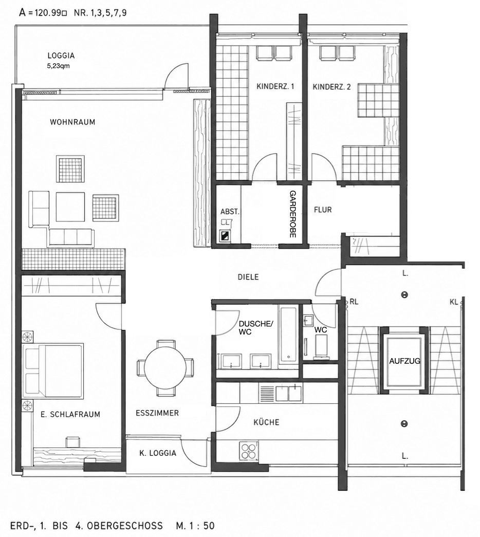 Predaj bytu 4-izbový 120 m², Herchenbachstr. 5, Düsseldorf, Severné Porýnie - Westfálsko Predaj bytu 4-izbový 120 m², Herchenbachstr. 5, Düsseldorf, Severné Porýnie - Westfálsko