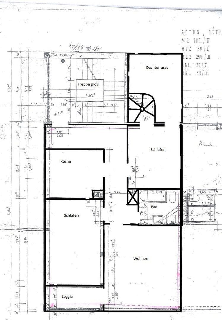 Prenájom bytu 3-izbový 90 m², Passau, Bavorsko Prenájom bytu 3-izbový 90 m², Passau, Bavorsko