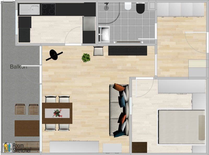 Prenájom bytu 2-izbový 50 m², Breite Str. 159, Hamburg, Hamburg Prenájom bytu 2-izbový 50 m², Breite Str. 159, Hamburg, Hamburg