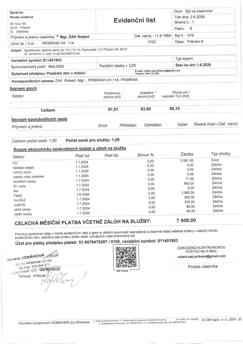 Predaj bytu 3-izbový 88 m², Čechovská, Příbram, Středočeský kraj Predaj bytu 3-izbový 88 m², Čechovská, Příbram, Středočeský kraj